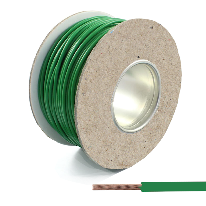 Automotive/Marine Cable Single Core - Green - 8.75amp(CAB.2GN)